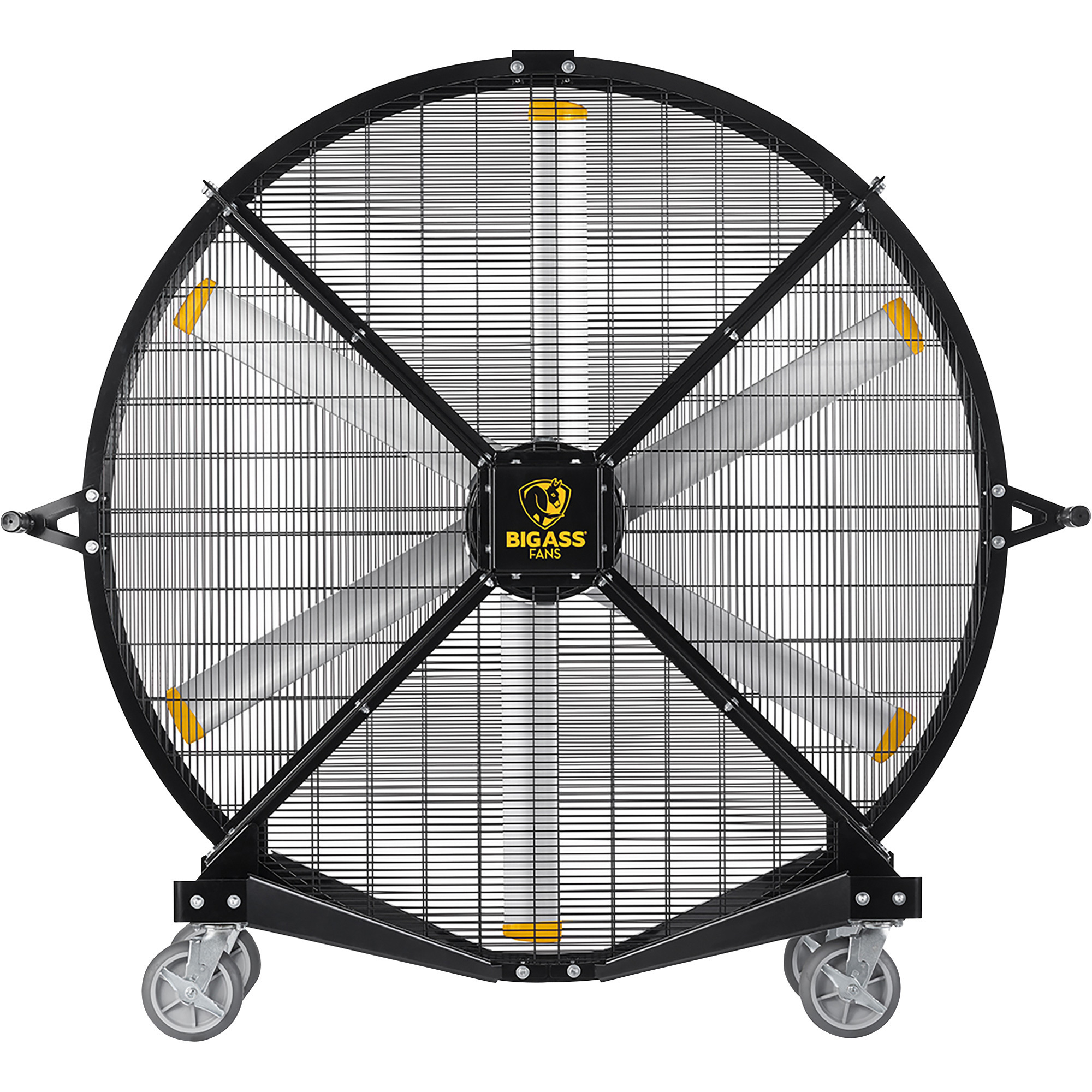 Big Ass Fans Black Jack Mobile Drum Fan, Black, 72in., Model# F-BJ1-0601S34